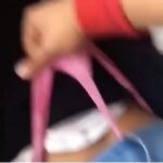 cheeky pink thong wedgie