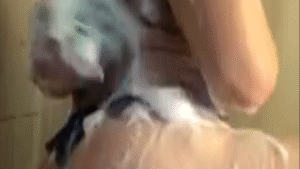 Sexy college hunk shower livestream