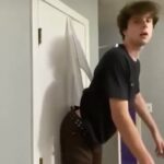 cute hanging wedgie nerd