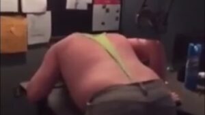 radio host mankini wedgie