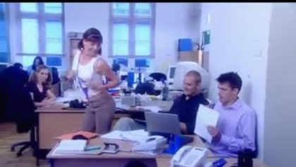 office girl wedgies