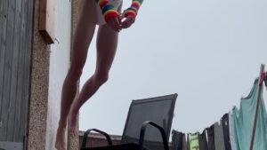 Private: Wedgietwink caught hanging in a bondage wedgie