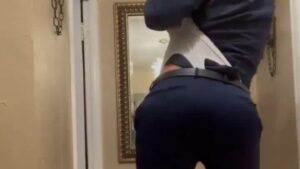 Quick ripping wedgie in tighty whities