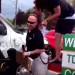 Humiliating public tighty whitie wedgie